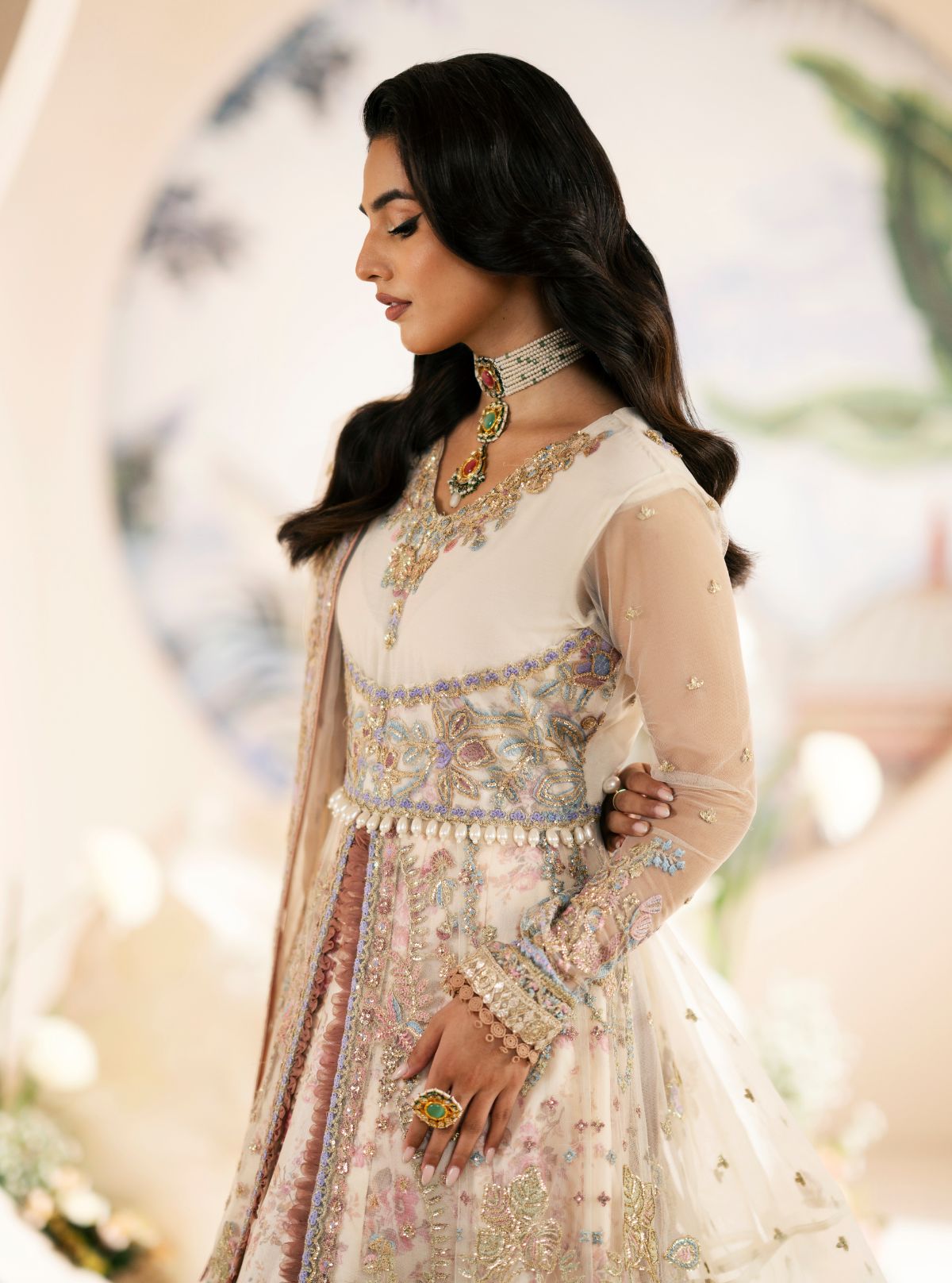 Inayat | Festive Formals | Amaryllis by Inayat - Designer Dress  - Type : Ladies Clothes - Available at Libayah - 100% Original 