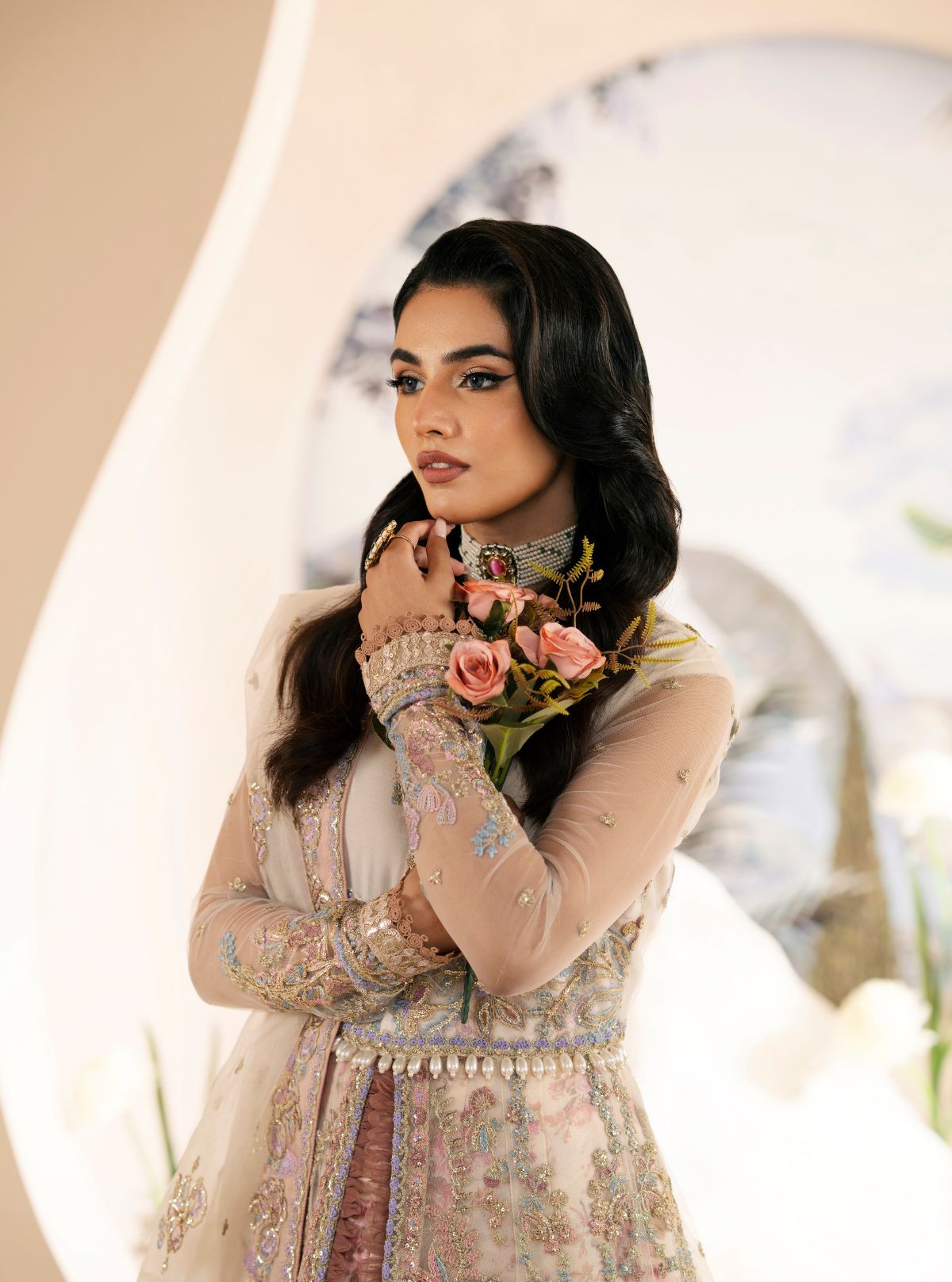 Inayat | Festive Formals | Amaryllis by Inayat - Designer Dress  - Type : Ladies Clothes - Available at Libayah - 100% Original 