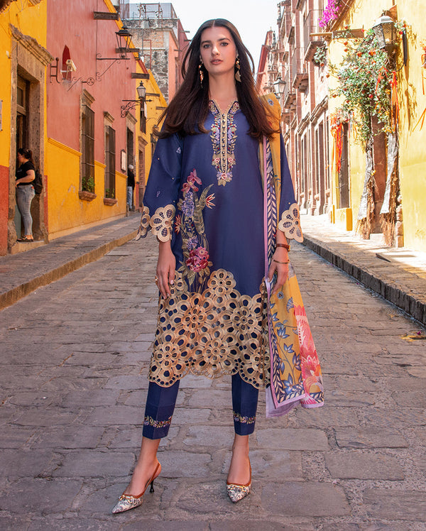 Mushq | Odyssey Lawn 26 | Ines by Mushq - Designer Dress  - Type : Ladies Clothes - Available at Libayah - 100% Original 