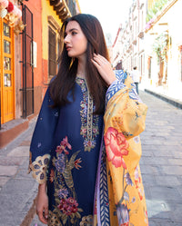 Mushq | Odyssey Lawn 26 | Ines by Mushq - Designer Dress  - Type : Ladies Clothes - Available at Libayah - 100% Original 