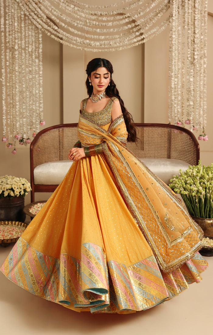 Maya | Dastaan Wedding Formals | HUSNA by Maya - Designer Dress  - Type : Ladies Clothes - Available at Libayah - 100% Original 