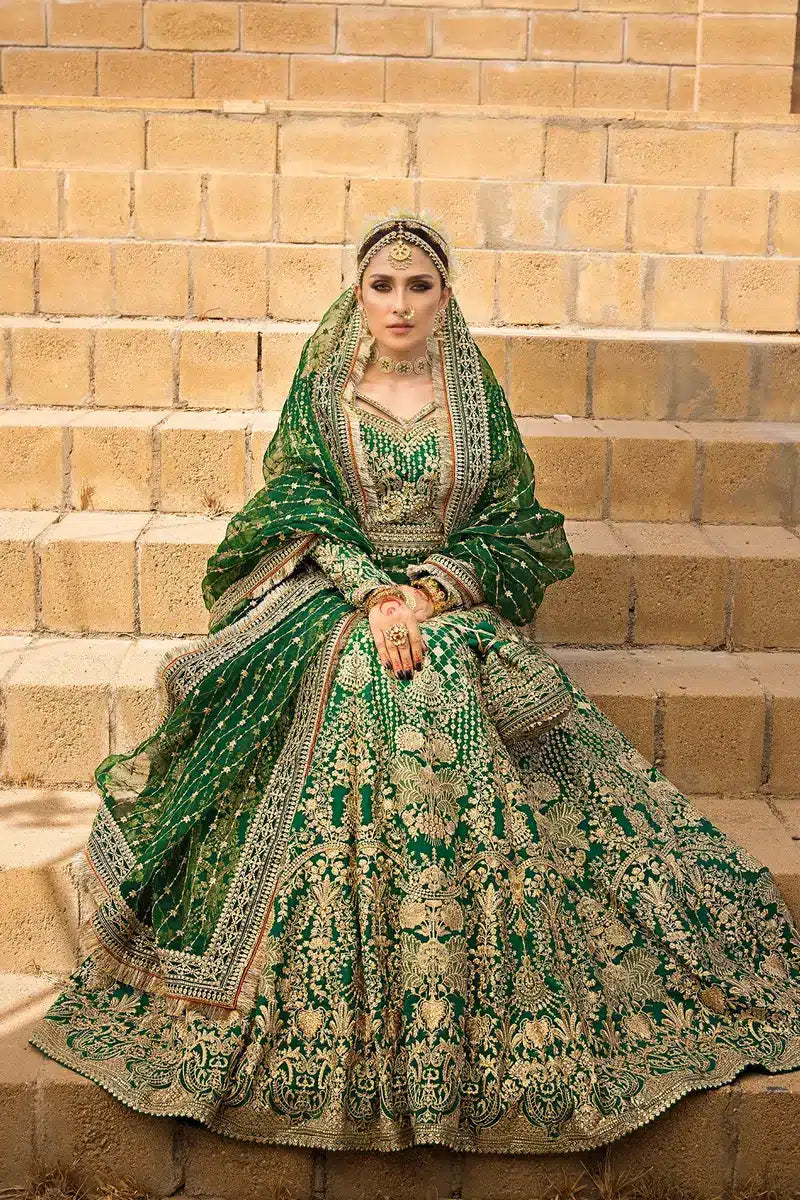 Erum Khan | Jahan Wedding 23 | Pakeezah by Erum Khan - Designer Dress  - Type : Wedding Dress - Available at Libayah - 100% Original 