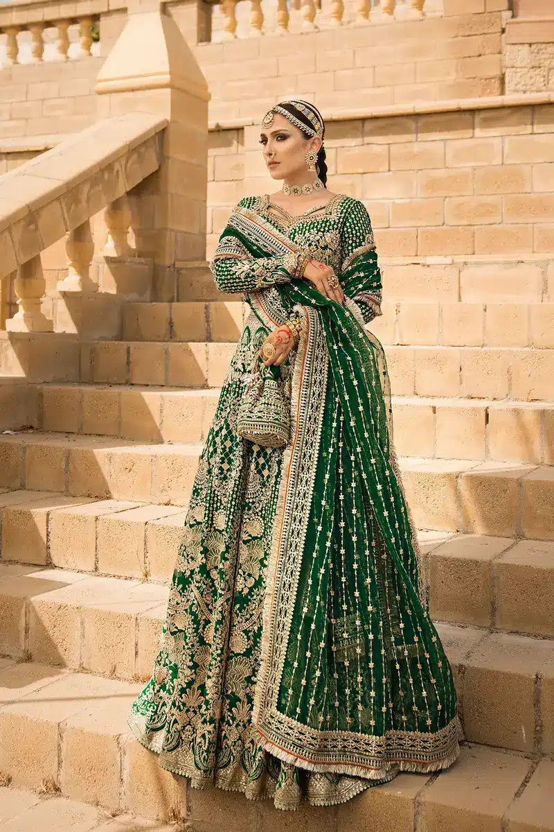 Erum Khan | Jahan Wedding 23 | Pakeezah by Erum Khan - Designer Dress  - Type : Wedding Dress - Available at Libayah - 100% Original 