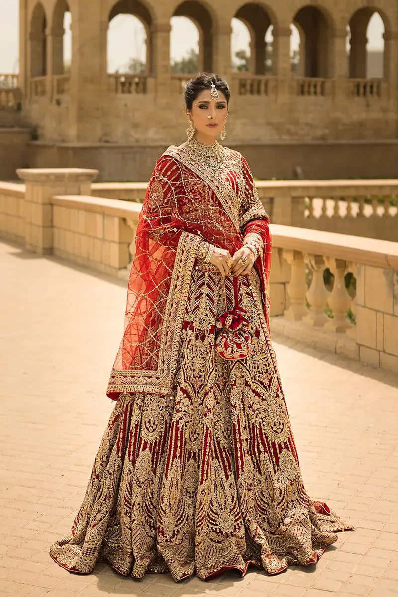 Erum Khan | Jahan Wedding 23 | Laila by Erum Khan - Designer Dress  - Type : Wedding Dress - Available at Libayah - 100% Original 