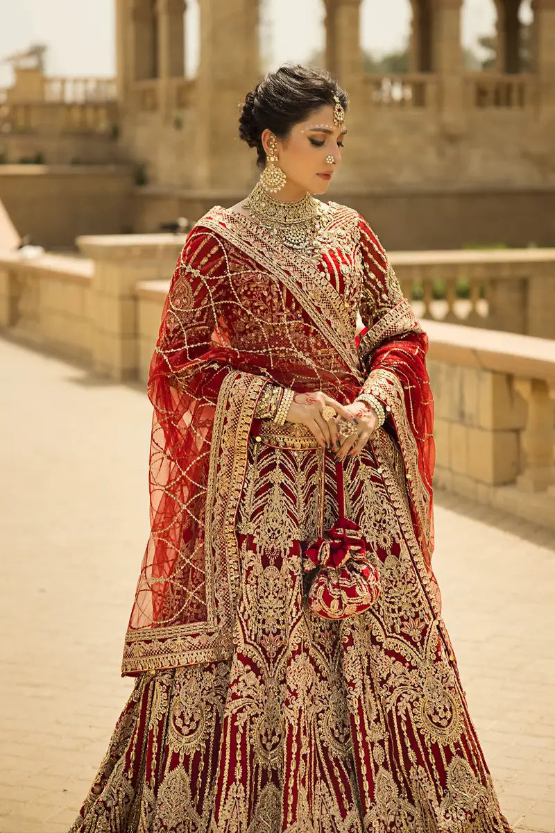Erum Khan | Jahan Wedding 23 | Laila by Erum Khan - Designer Dress  - Type : Wedding Dress - Available at Libayah - 100% Original 