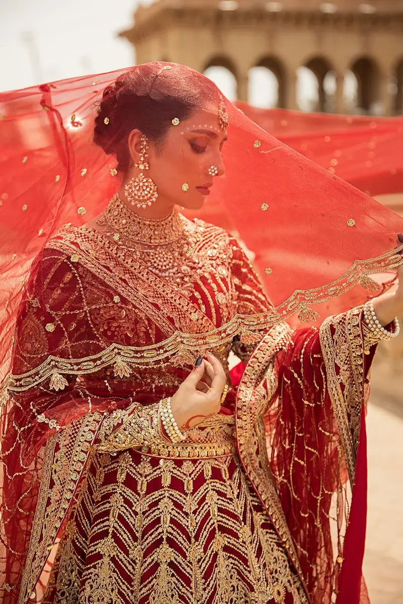 Erum Khan | Jahan Wedding 23 | Laila by Erum Khan - Designer Dress  - Type : Wedding Dress - Available at Libayah - 100% Original 