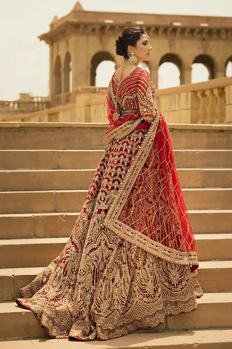 Erum Khan | Jahan Wedding 23 | Laila by Erum Khan - Designer Dress  - Type : Wedding Dress - Available at Libayah - 100% Original 