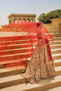 Erum Khan | Jahan Wedding 23 | Laila by Erum Khan - Designer Dress  - Type : Wedding Dress - Available at Libayah - 100% Original 