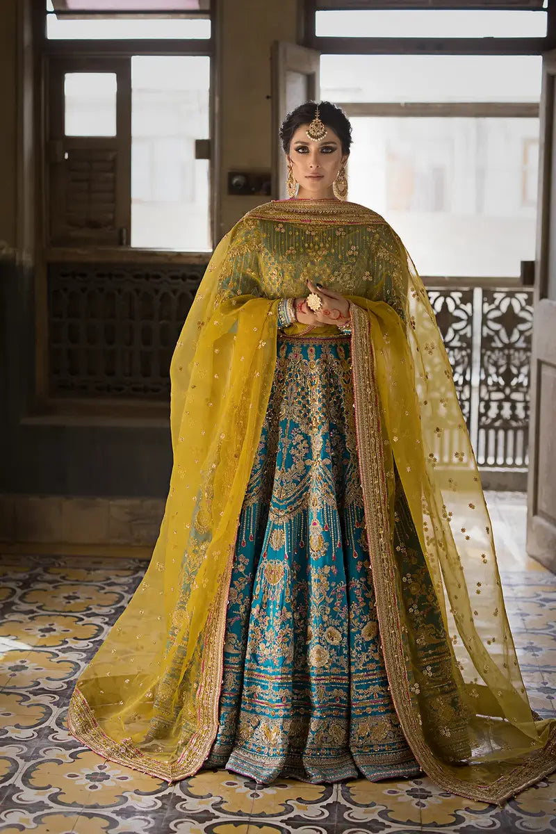 Erum Khan | Jahan Wedding 23 | Mehrunisa by Erum Khan - Designer Dress  - Type : Wedding Dress - Available at Libayah - 100% Original 