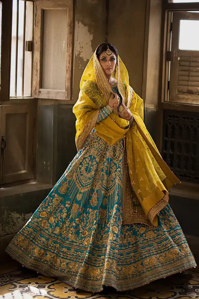Erum Khan | Jahan Wedding 23 | Mehrunisa by Erum Khan - Designer Dress  - Type : Wedding Dress - Available at Libayah - 100% Original 