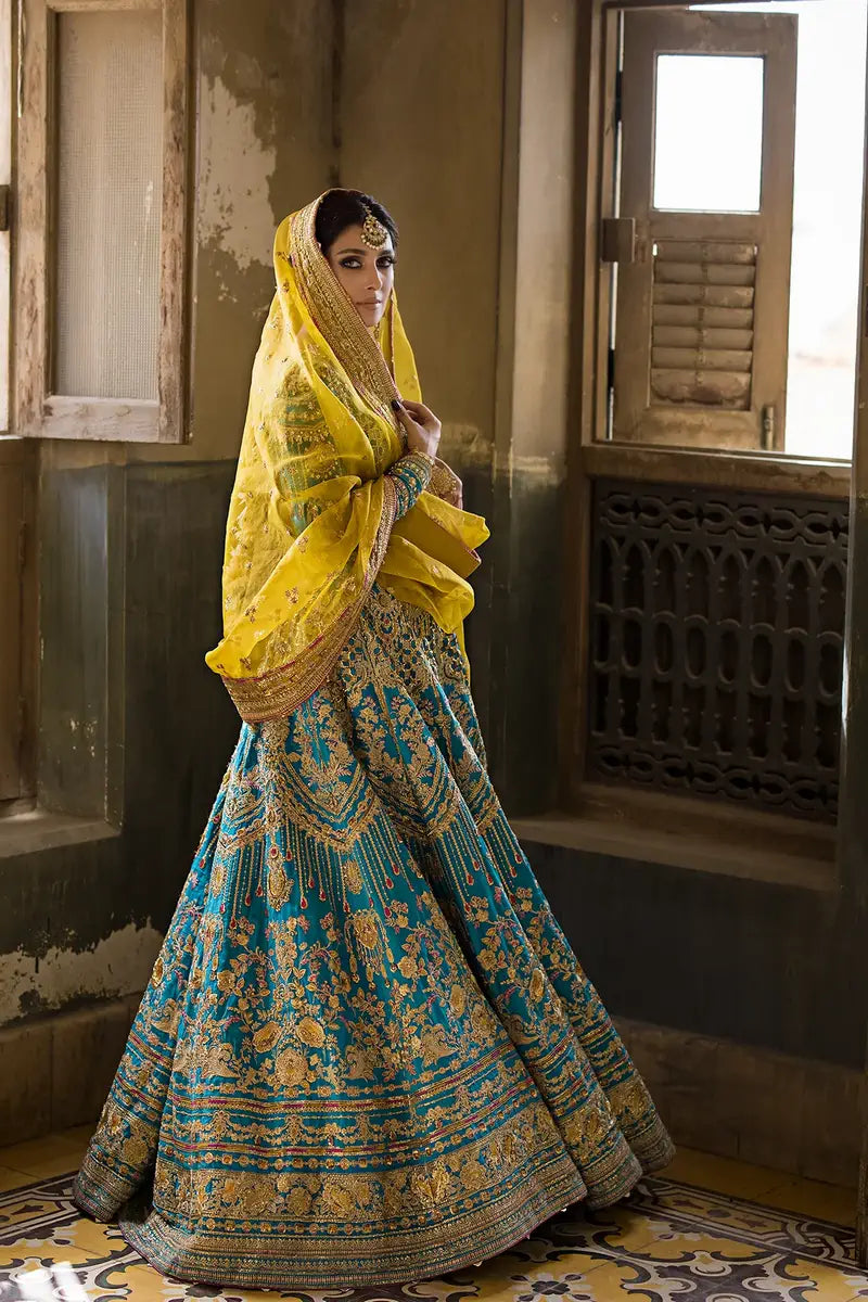 Erum Khan | Jahan Wedding 23 | Mehrunisa by Erum Khan - Designer Dress  - Type : Wedding Dress - Available at Libayah - 100% Original 