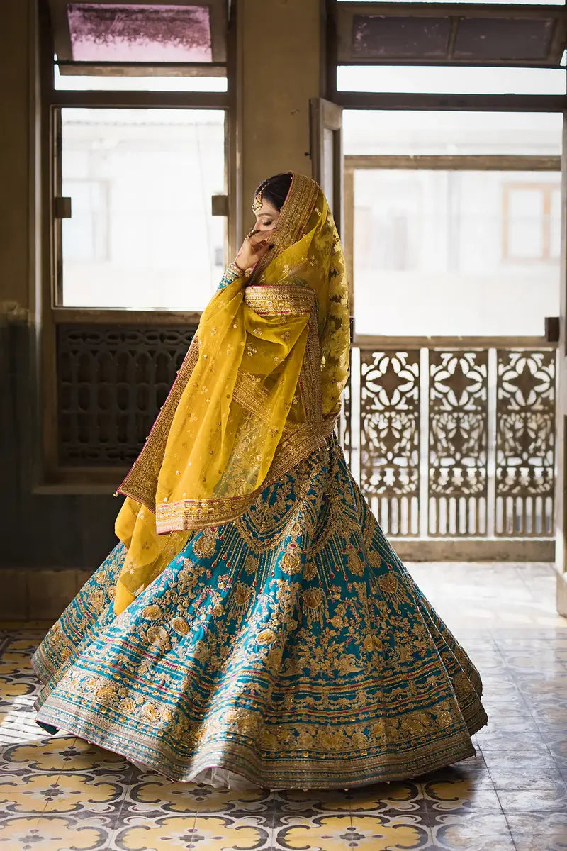 Erum Khan | Jahan Wedding 23 | Mehrunisa by Erum Khan - Designer Dress  - Type : Wedding Dress - Available at Libayah - 100% Original 