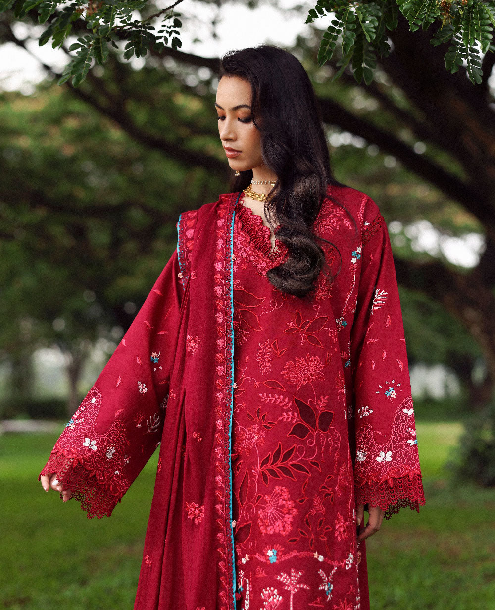 Republic Womenswear | Lilas Lawn 26 | Isara - by Libayah - Registered Vendor of : Republic Womenswear - 100% Original Designer Dress
