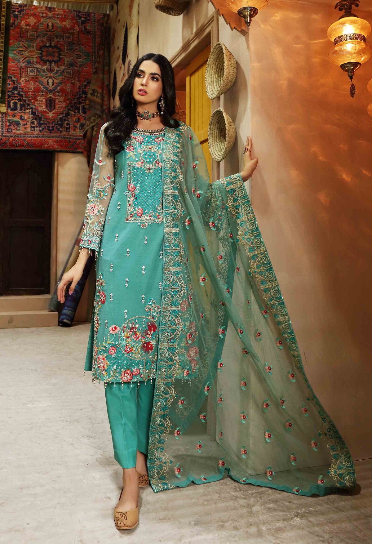 Waqas Shah | Ishq Naama | IVORY SAWN by Waqas Shah - Designer Dress - Type: Ladies Clothes - Available at Libayah - 100% Original