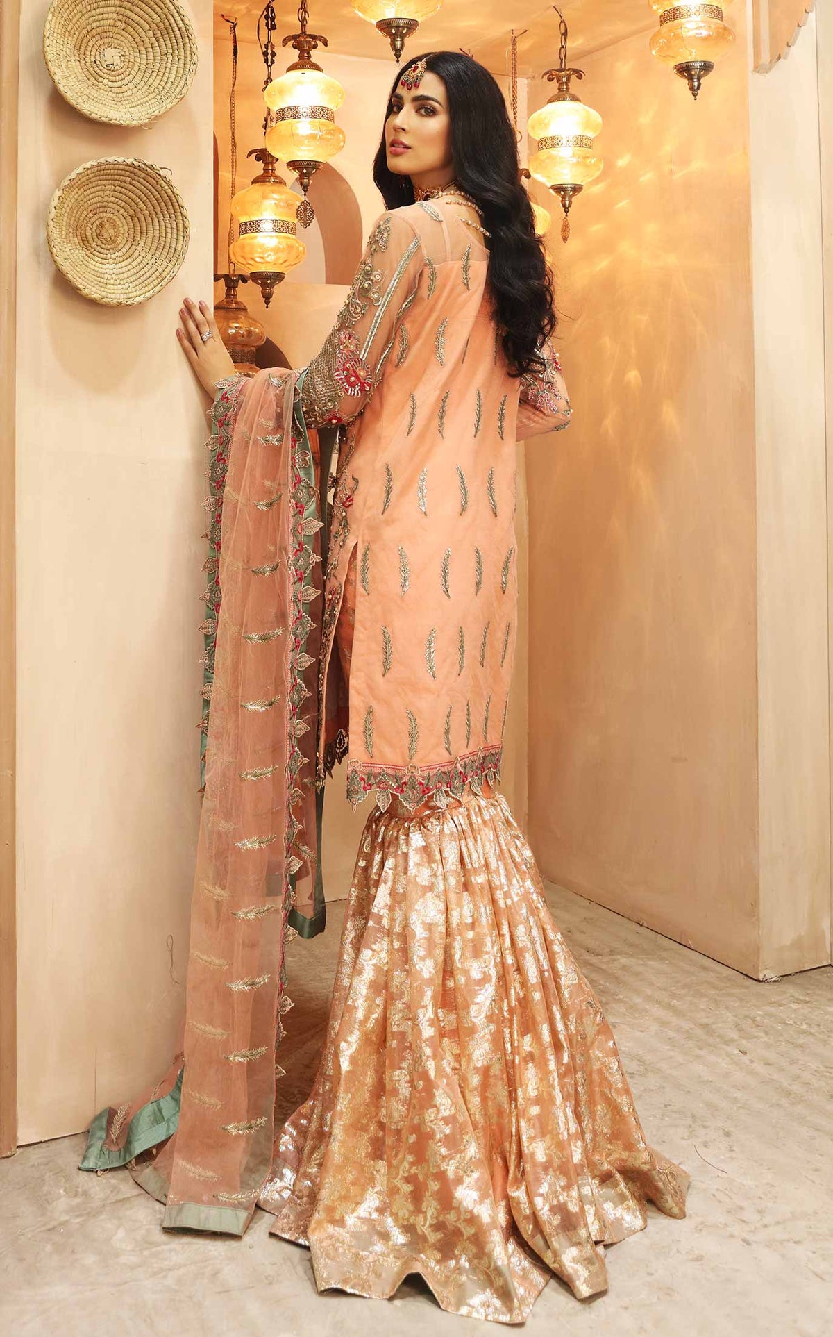 Waqas Shah | Ishq Naama | AVIANA ROSE by Waqas Shah - Designer Dress - Type: Ladies Clothes - Available at Libayah - 100% Original