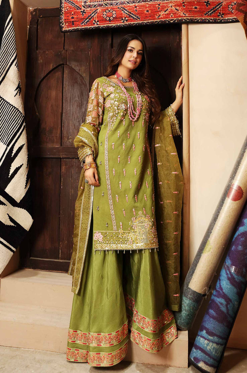 Waqas Shah | Ishq Naama | NEELAM by Waqas Shah - Designer Dress - Type: Ladies Clothes - Available at Libayah - 100% Original