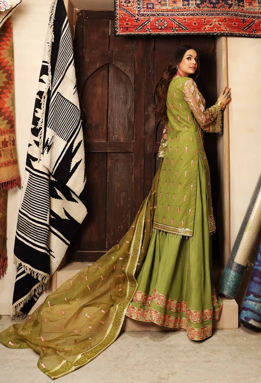 Waqas Shah | Ishq Naama | NEELAM by Waqas Shah - Designer Dress - Type: Ladies Clothes - Available at Libayah - 100% Original