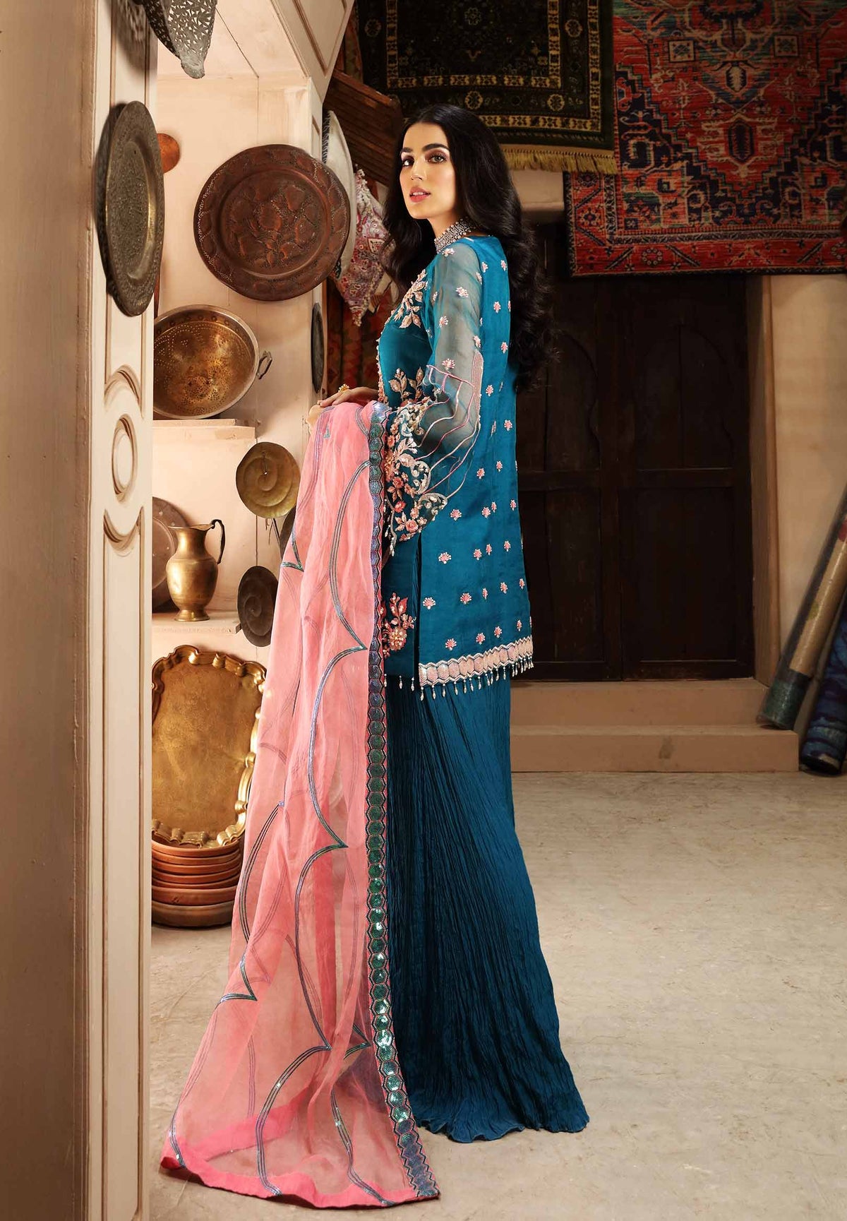 Waqas Shah | Ishq Naama | AFSANA by Waqas Shah - Designer Dress - Type: Ladies Clothes - Available at Libayah - 100% Original