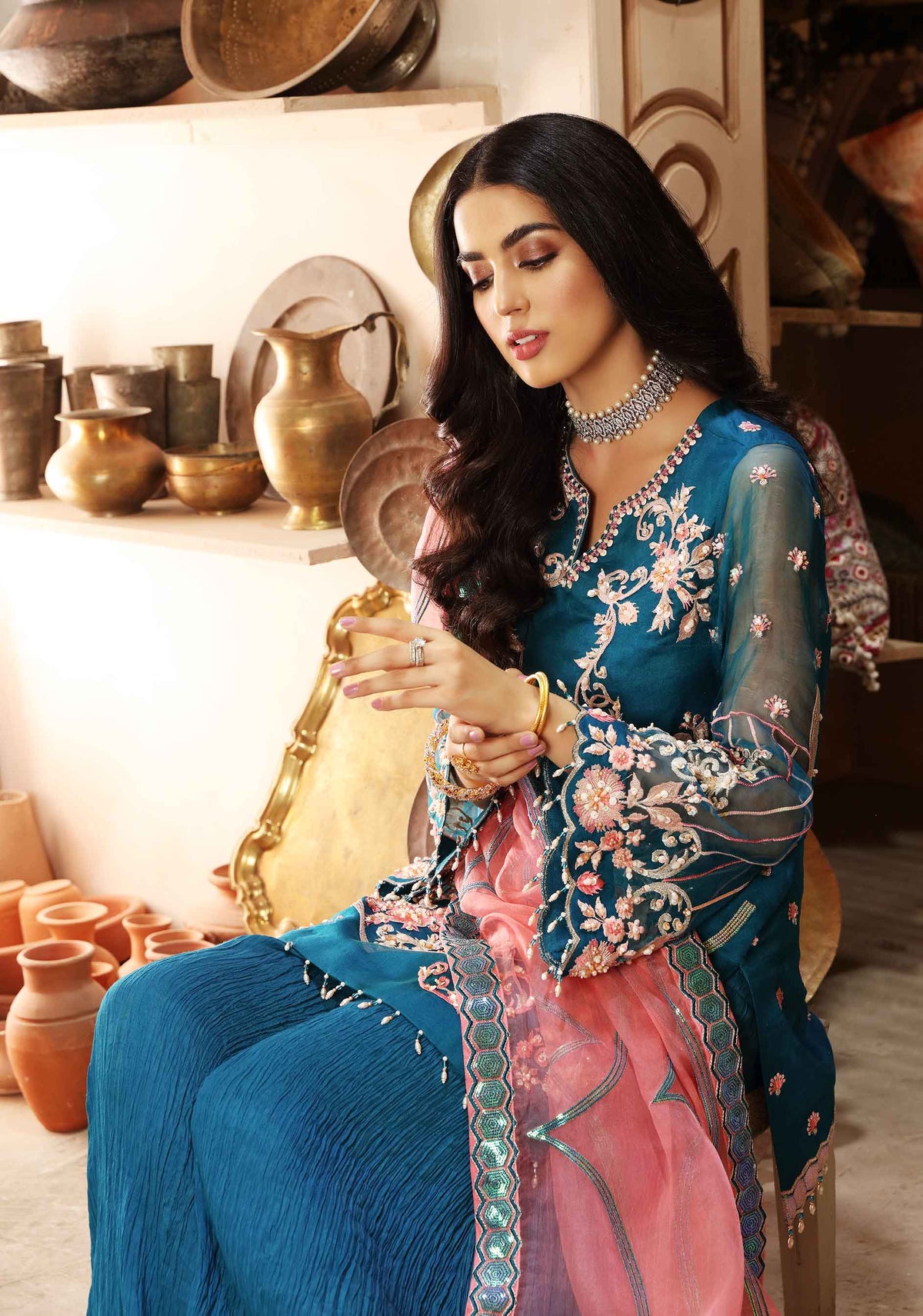 Waqas Shah | Ishq Naama | AFSANA by Waqas Shah - Designer Dress - Type: Ladies Clothes - Available at Libayah - 100% Original