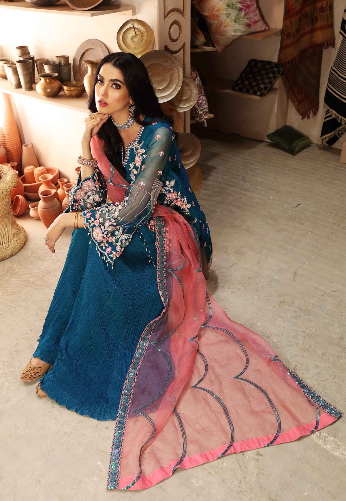 Waqas Shah | Ishq Naama | AFSANA by Waqas Shah - Designer Dress - Type: Ladies Clothes - Available at Libayah - 100% Original