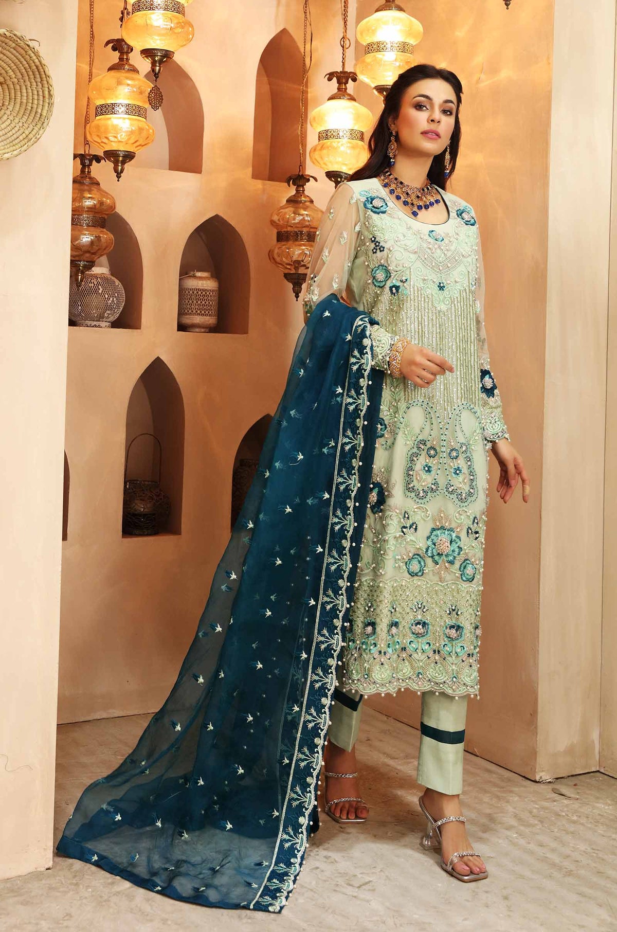 Waqas Shah | Ishq Naama | SAAVAN by Waqas Shah - Designer Dress - Type: Ladies Clothes - Available at Libayah - 100% Original