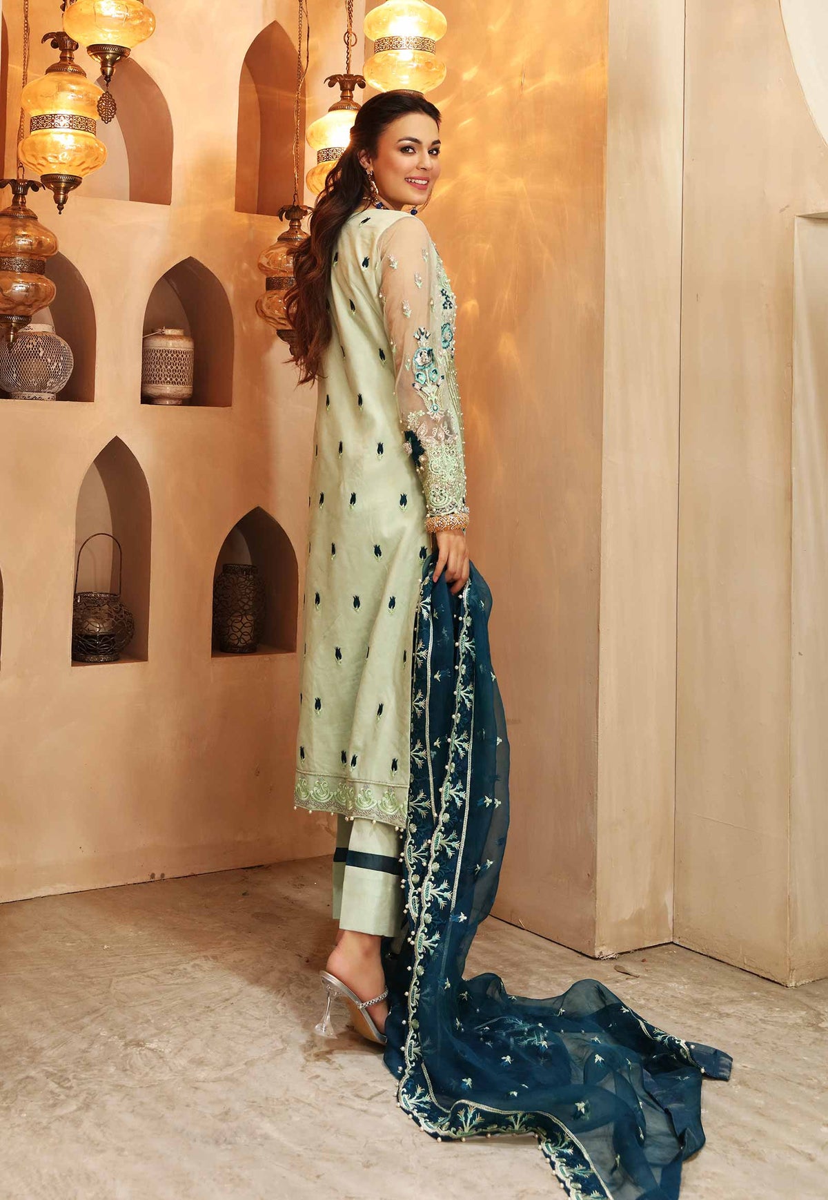 Waqas Shah | Ishq Naama | SAAVAN by Waqas Shah - Designer Dress - Type: Ladies Clothes - Available at Libayah - 100% Original