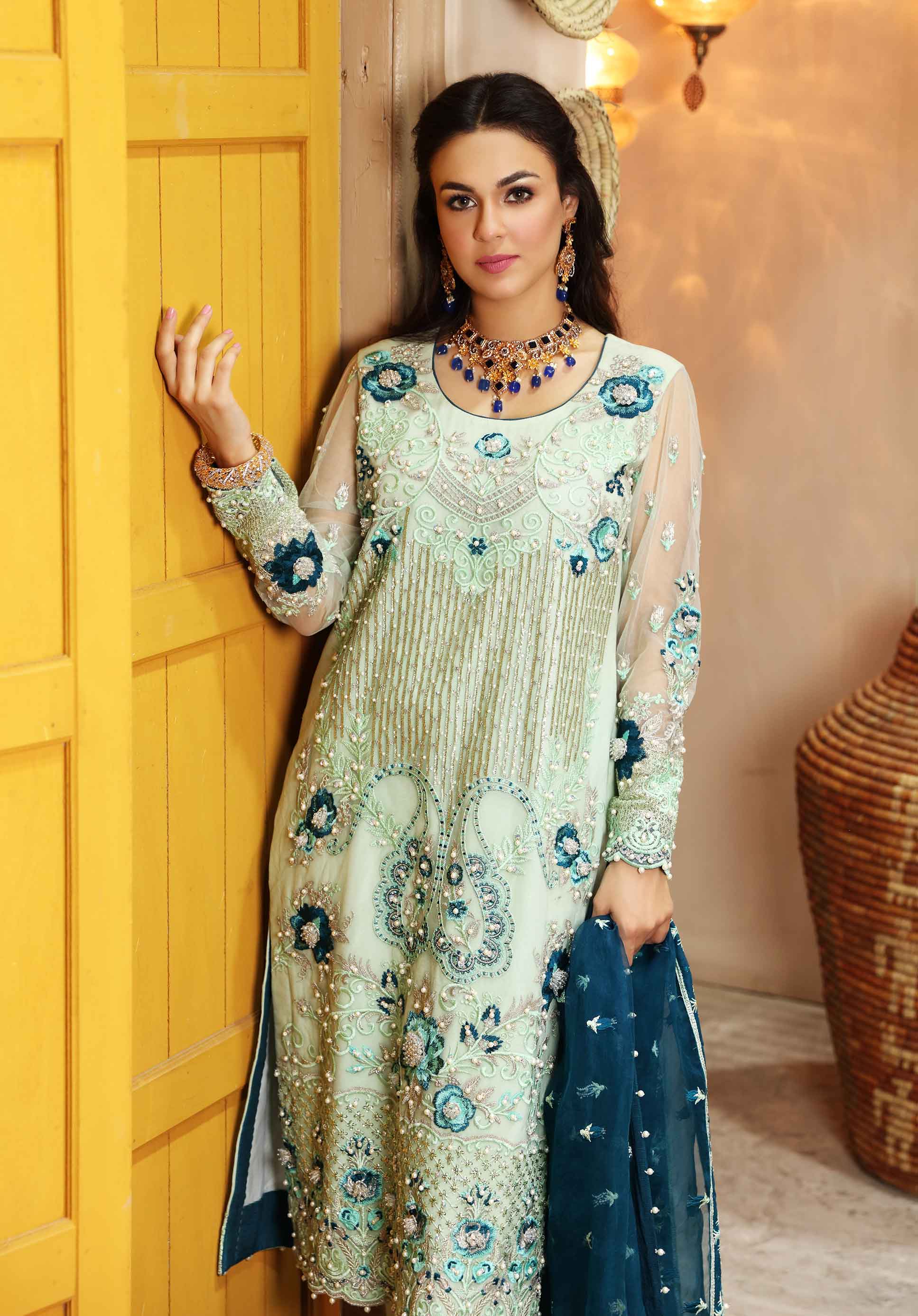 Waqas Shah | Ishq Naama | SAAVAN by Waqas Shah - Designer Dress - Type: Ladies Clothes - Available at Libayah - 100% Original