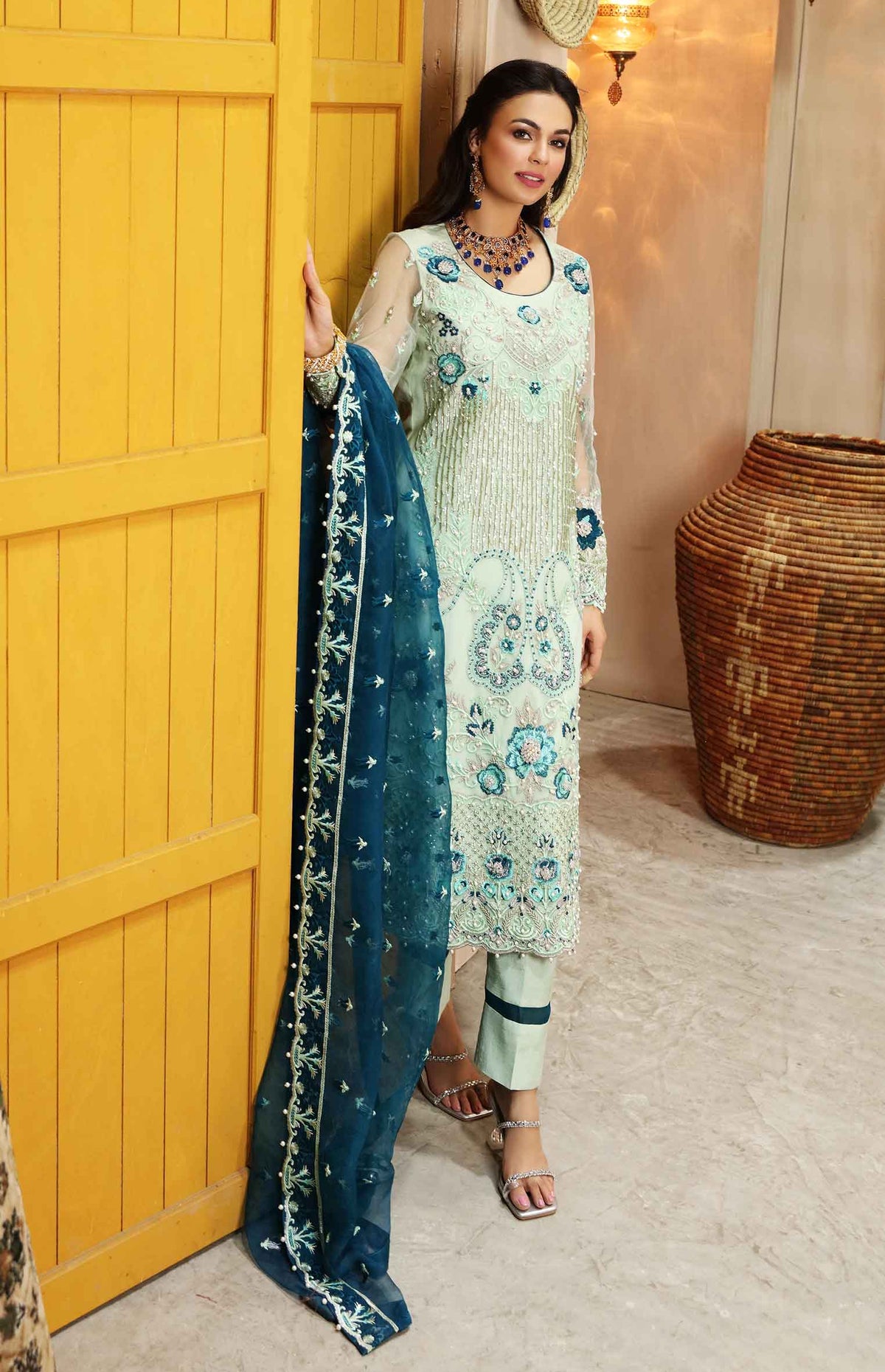 Waqas Shah | Ishq Naama | SAAVAN by Waqas Shah - Designer Dress - Type: Ladies Clothes - Available at Libayah - 100% Original