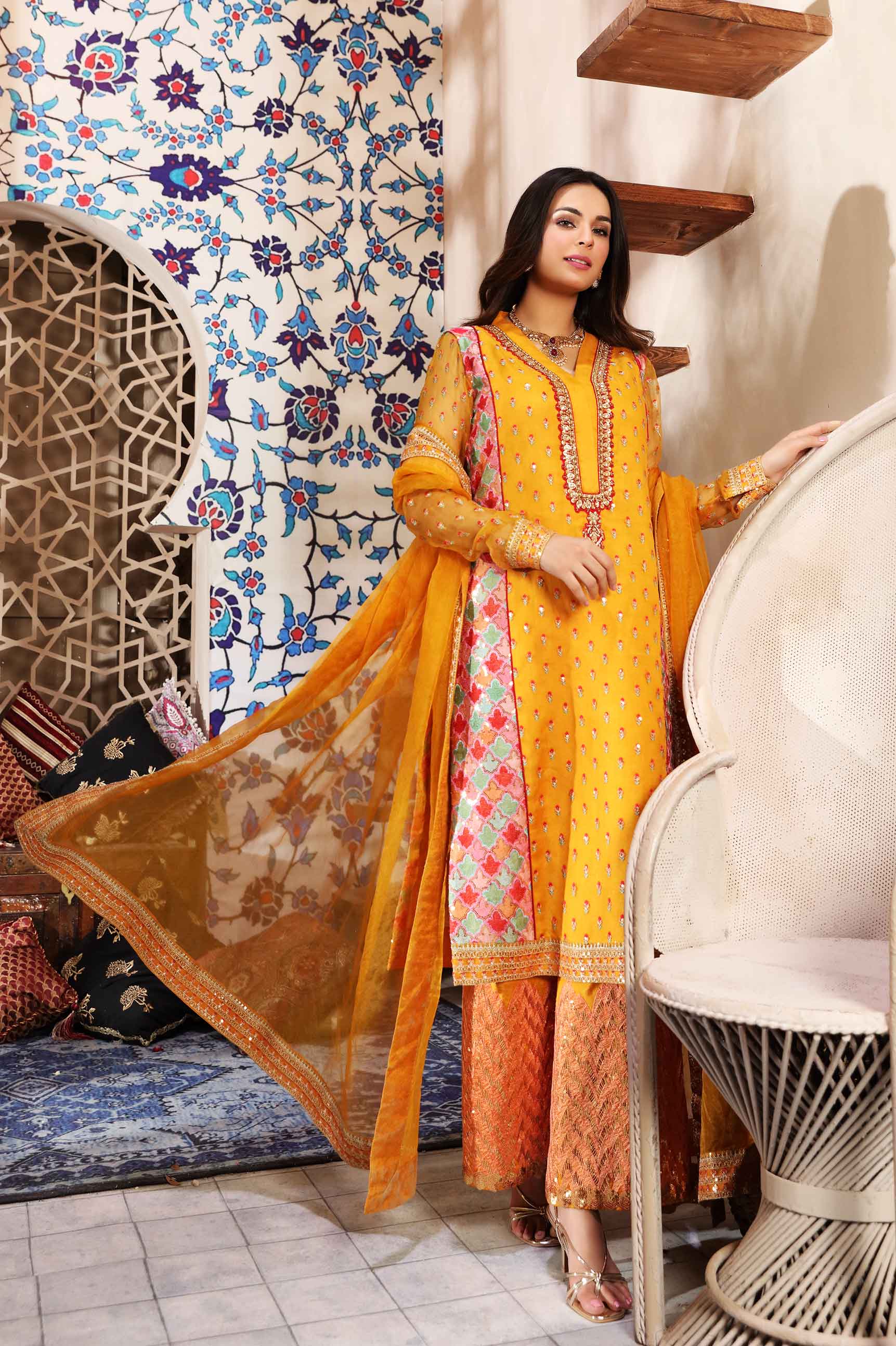 Waqas Shah | Ishq Naama | DIYA by Waqas Shah - Designer Dress - Type: Ladies Clothes - Available at Libayah - 100% Original