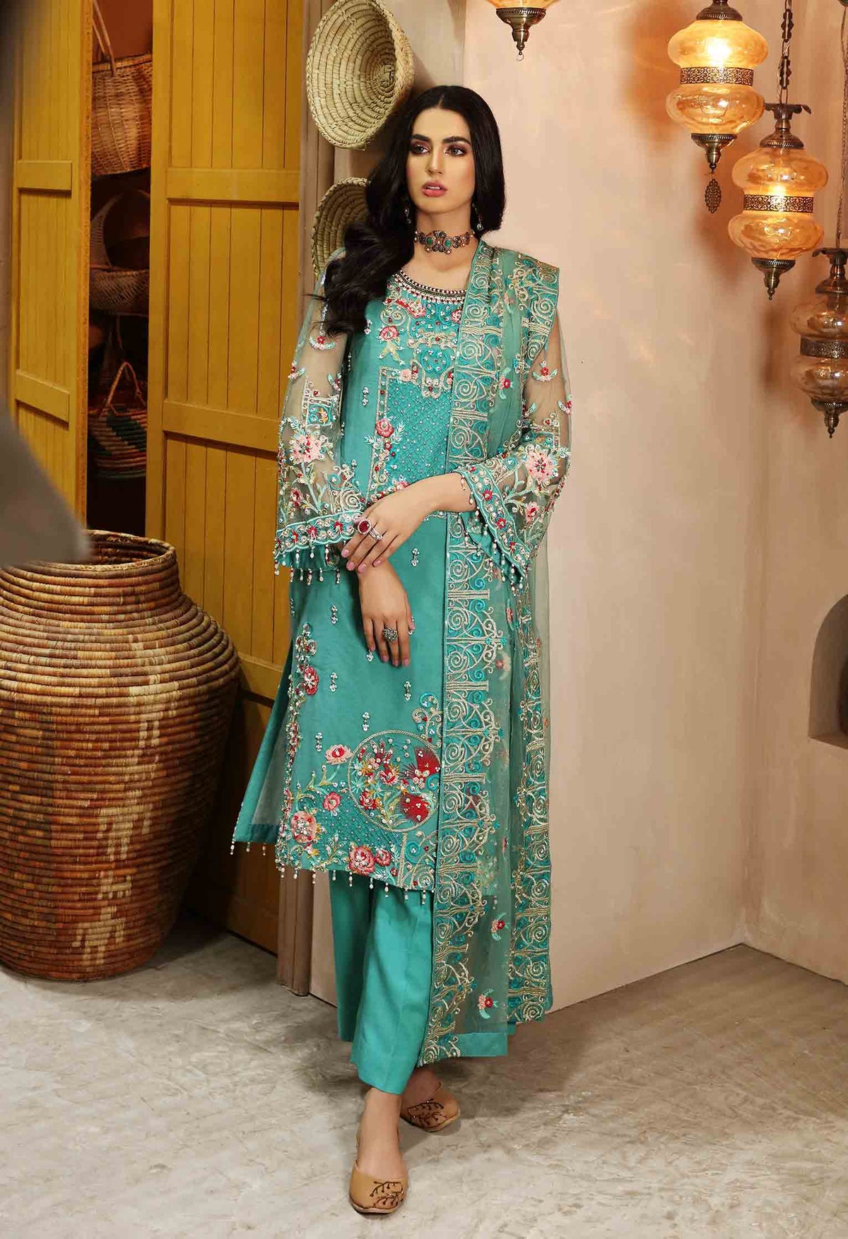 Waqas Shah | Ishq Naama | IVORY SAWN by Waqas Shah - Designer Dress - Type: Ladies Clothes - Available at Libayah - 100% Original