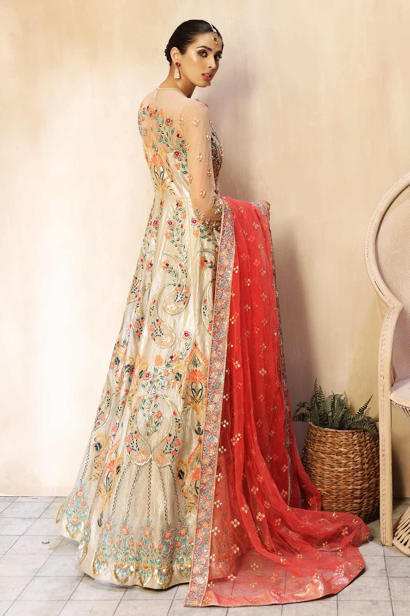 Waqas Shah | Ishq Naama | FLORA by Waqas Shah - Designer Dress - Type: Ladies Clothes - Available at Libayah - 100% Original