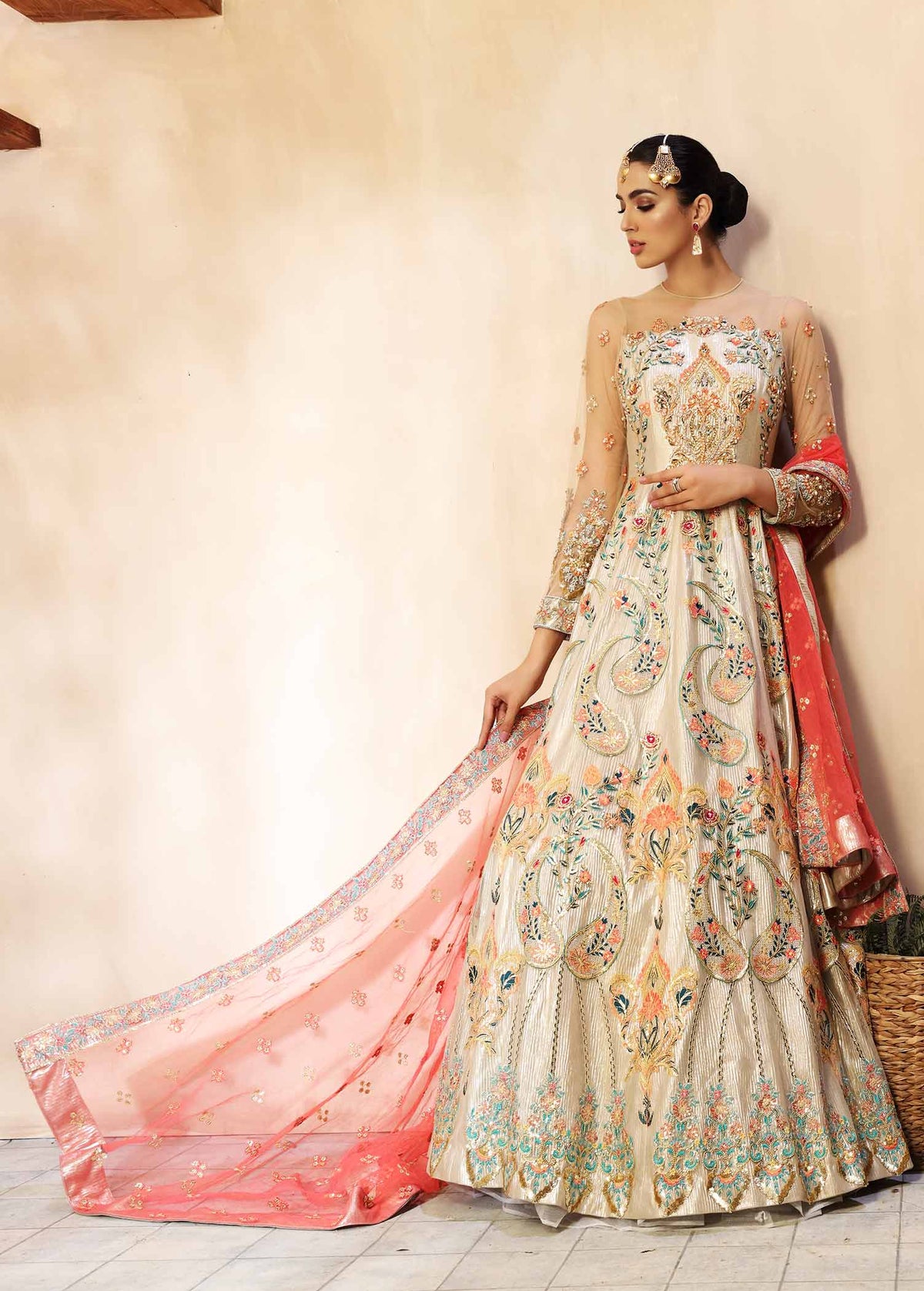 Waqas Shah | Ishq Naama | FLORA by Waqas Shah - Designer Dress - Type: Ladies Clothes - Available at Libayah - 100% Original
