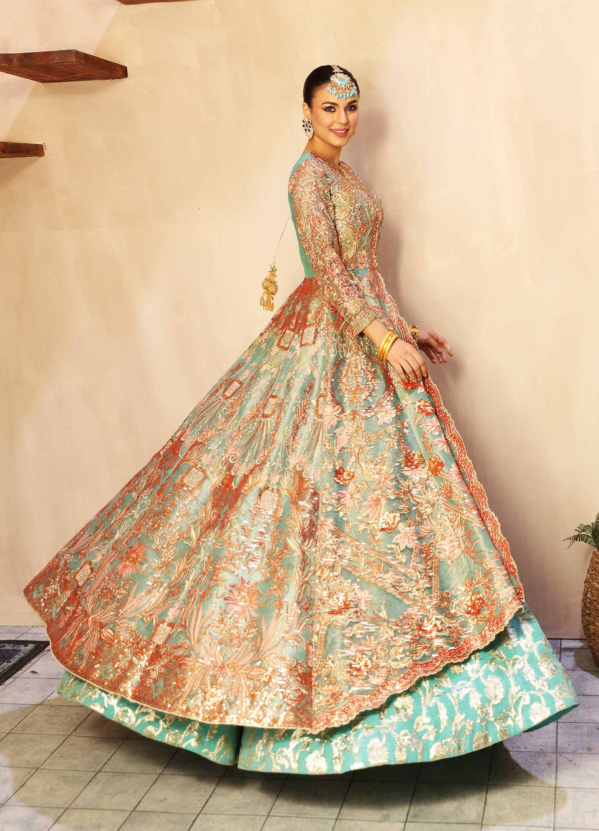 Waqas Shah | Ishq Naama | MARIGOLD by Waqas Shah - Designer Dress - Type: Ladies Clothes - Available at Libayah - 100% Original