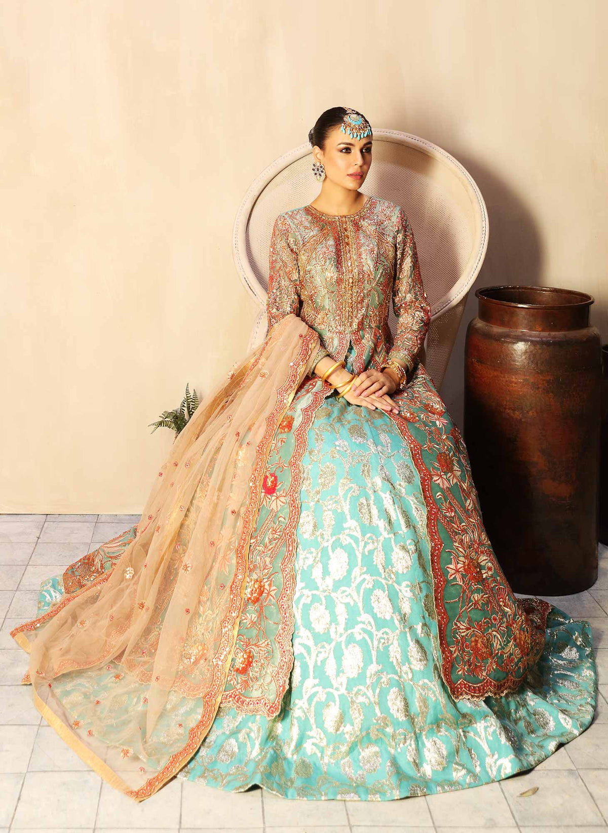 Waqas Shah | Ishq Naama | MARIGOLD by Waqas Shah - Designer Dress - Type: Ladies Clothes - Available at Libayah - 100% Original