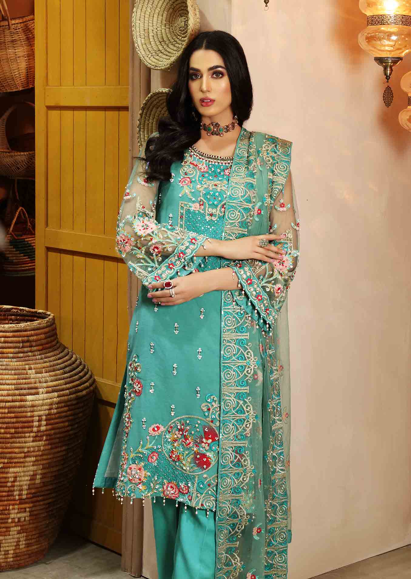 Waqas Shah | Ishq Naama | IVORY SAWN by Waqas Shah - Designer Dress - Type: Ladies Clothes - Available at Libayah - 100% Original