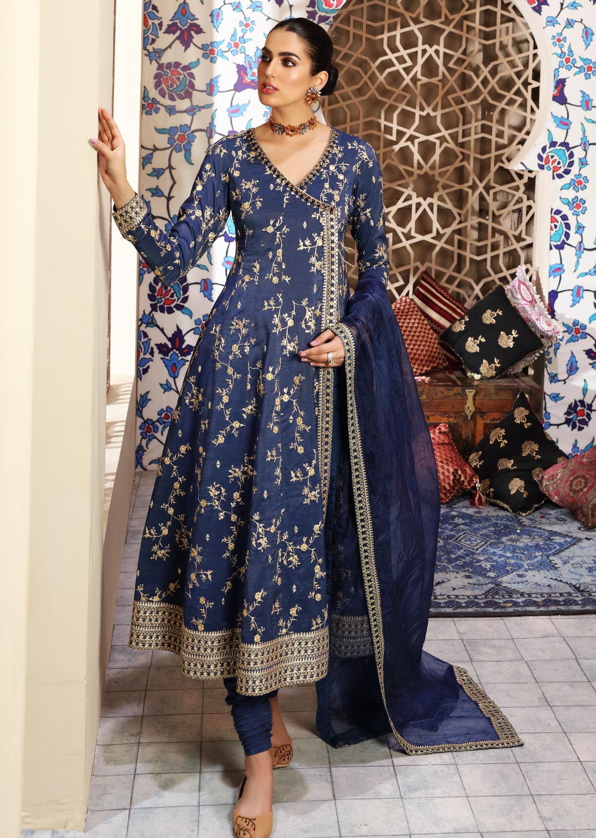 Waqas Shah | Ishq Naama | DUR-E-SHAHWAR by Waqas Shah - Designer Dress - Type: Ladies Clothes - Available at Libayah - 100% Original