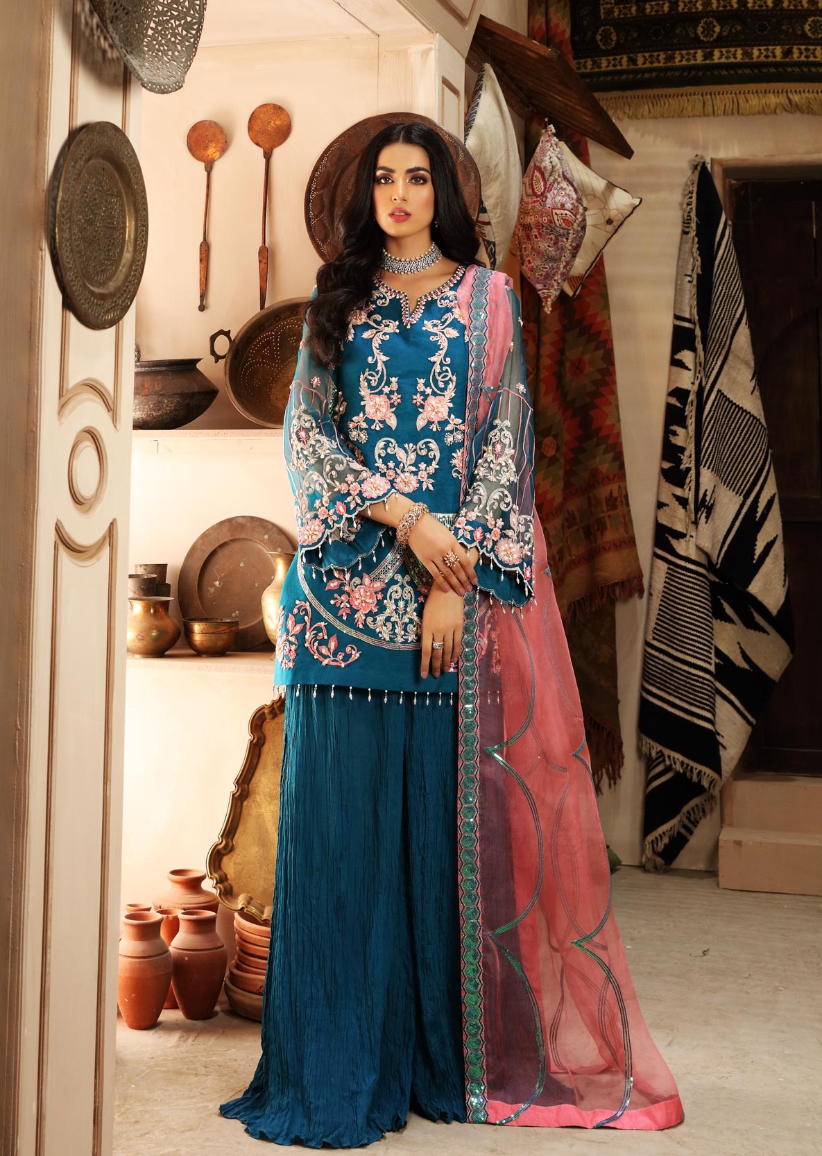 Waqas Shah | Ishq Naama | AFSANA by Waqas Shah - Designer Dress - Type: Ladies Clothes - Available at Libayah - 100% Original