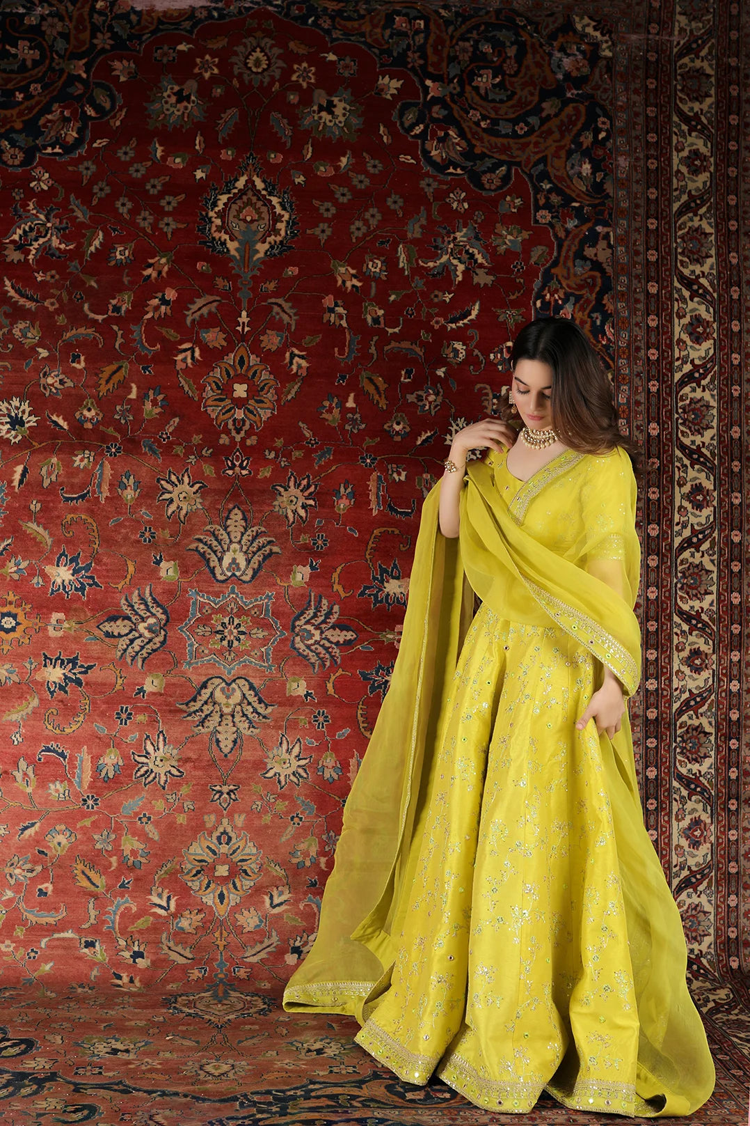 Waqas Shah | Ishq Naama | SHAHWAR by Waqas Shah - Designer Dress - Type: Ladies Clothes - Available at Libayah - 100% Original