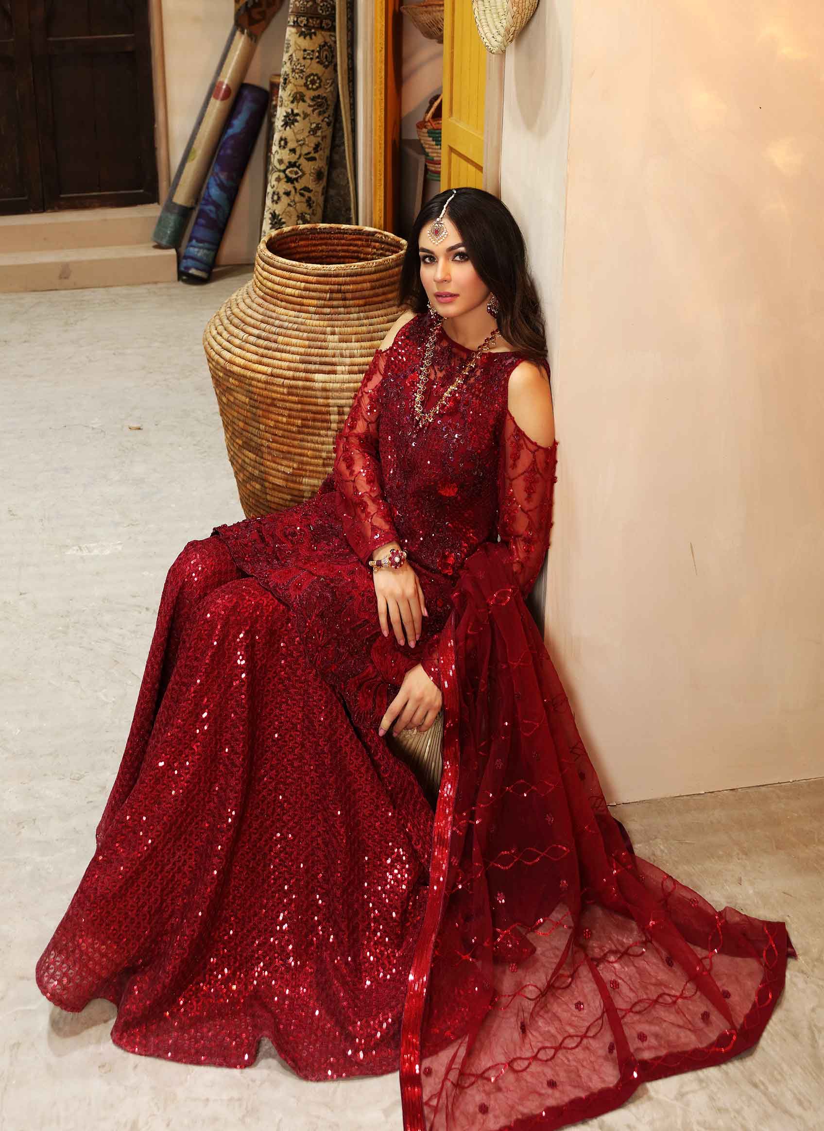 Waqas Shah | Ishq Naama | SINGHAAR by Waqas Shah - Designer Dress - Type: Ladies Clothes - Available at Libayah - 100% Original