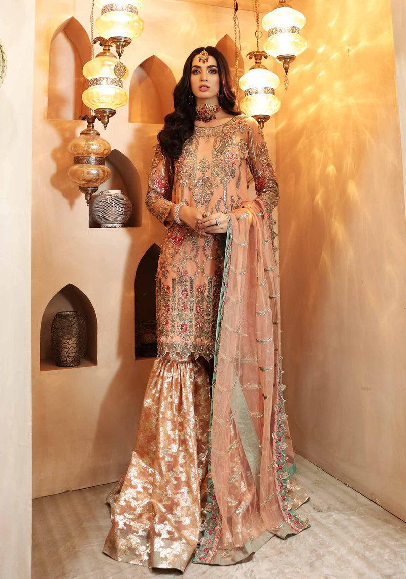 Waqas Shah | Ishq Naama | AVIANA ROSE by Waqas Shah - Designer Dress - Type: Ladies Clothes - Available at Libayah - 100% Original