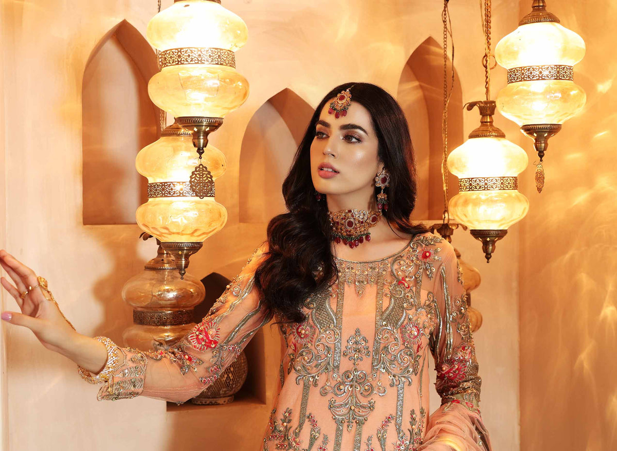 Waqas Shah | Ishq Naama | AVIANA ROSE by Waqas Shah - Designer Dress - Type: Ladies Clothes - Available at Libayah - 100% Original