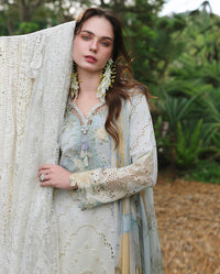 Mushq | The Secret Garden Lawn | Ivory Botanica by Mushq - Designer Dress  - Type : Ladies Clothes - Available at Libayah - 100% Original 
