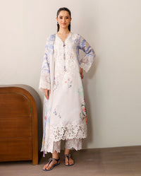 Roheenaz | Sunlit Tales Printed Embroidered Edit | Ivory Gleam - by Libayah - Registered Vendor of : Roheenaz - 100% Original Designer Dress