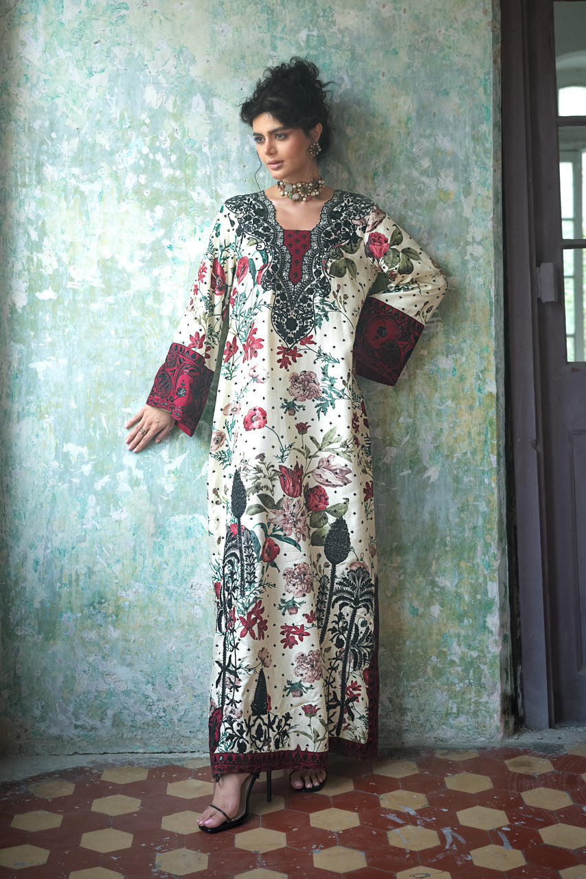 Zainab Chottani | Summer Edition 26 | Ivory Meadow by Zainab Chottani - Designer Dress  - Type : Ladies Clothes - Available at Libayah - 100% Original 