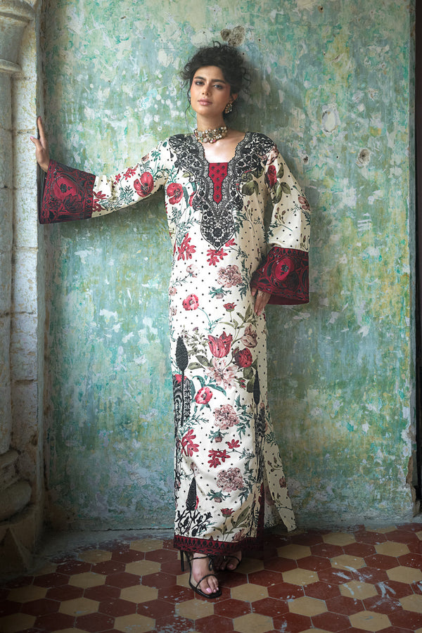 Zainab Chottani | Summer Edition 26 | Ivory Meadow by Zainab Chottani - Designer Dress  - Type : Ladies Clothes - Available at Libayah - 100% Original 