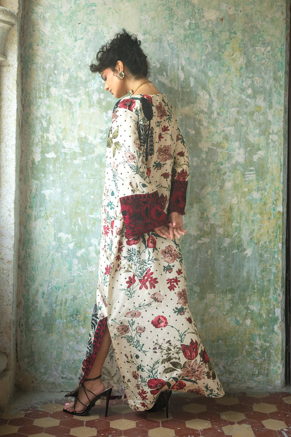 Zainab Chottani | Summer Edition 26 | Ivory Meadow by Zainab Chottani - Designer Dress  - Type : Ladies Clothes - Available at Libayah - 100% Original 