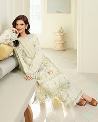 Roheenaz | Petals in Print | Ivory Sonata by Roheenaz - Designer Dress  - Type : Ladies Clothes - Available at Libayah - 100% Original 