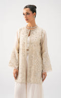 Asifa and Nabeel | Lyle Luxury Formals 25 | Ivory Elan by Asifa and Nabeel - Designer Dress  - Type : Ladies Clothes - Available at Libayah - 100% Original 