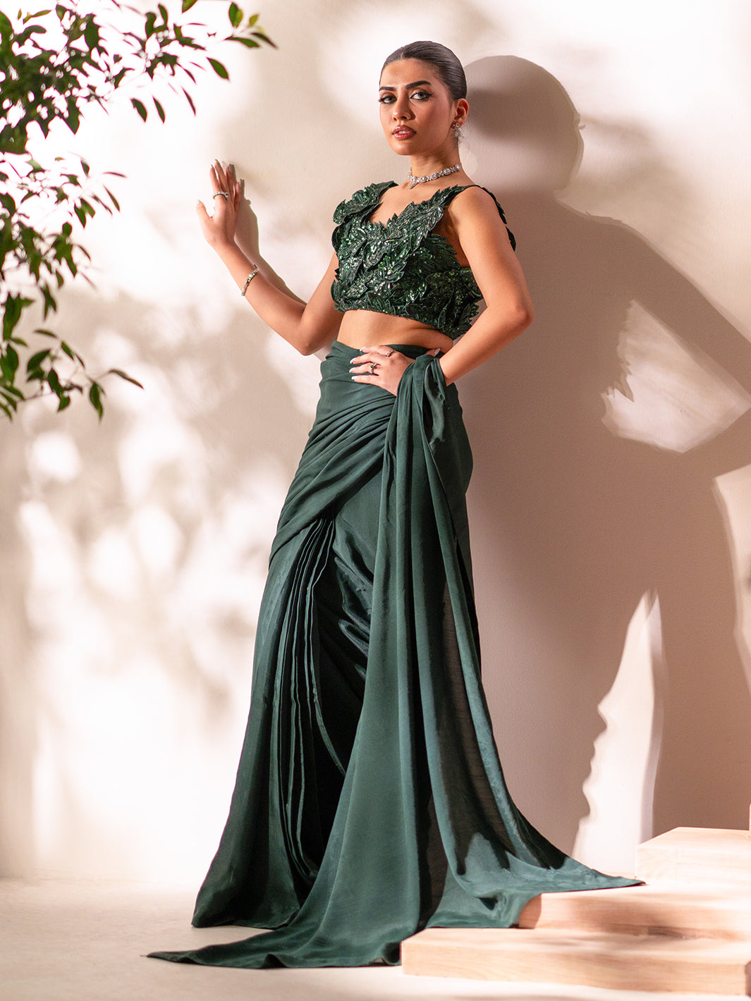 Izel | Stardust Luxury Collection | SLC-001 - Luxe by Izel - Designer Dress - Type: Ladies Clothes - Available at Libayah - 100% Original