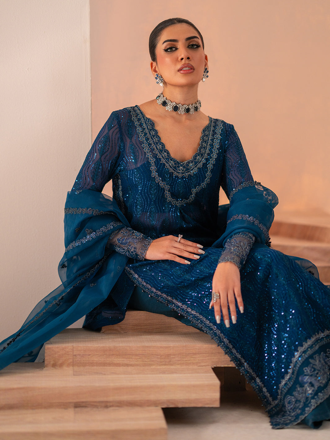 Izel | Stardust Luxury Collection | SLC-003-Nova by Izel - Designer Dress - Type: Ladies Clothes - Available at Libayah - 100% Original